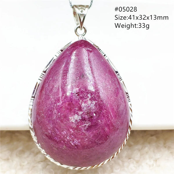 Red Ruby Zoisite Pendant-ToShay.org