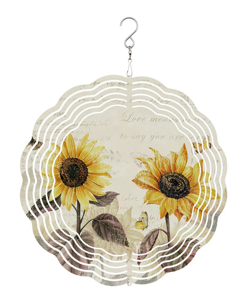 Sunflower Wind Spinner-ToShay.org