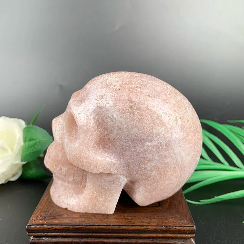 Pink Amethyst Skull-ToShay.org