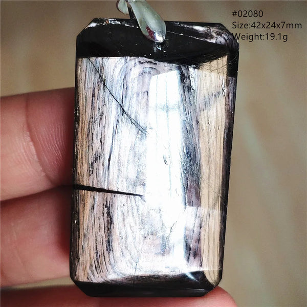 Black Hypersthene Pendant-ToShay.org
