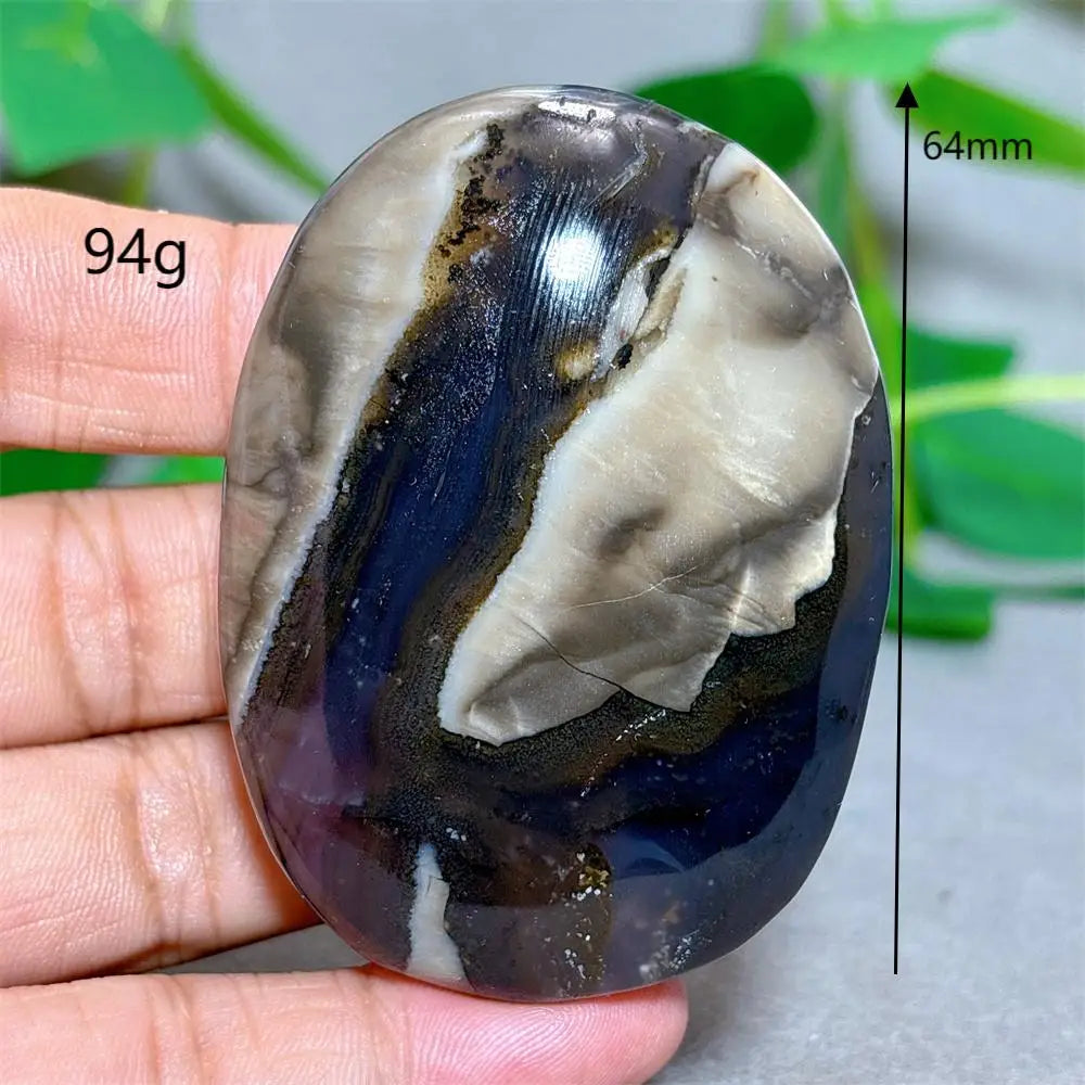 Fire Agate Palm Stone-ToShay.org