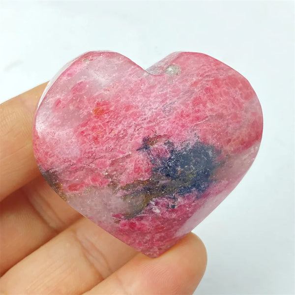 Pink Rose Stone Heart-ToShay.org