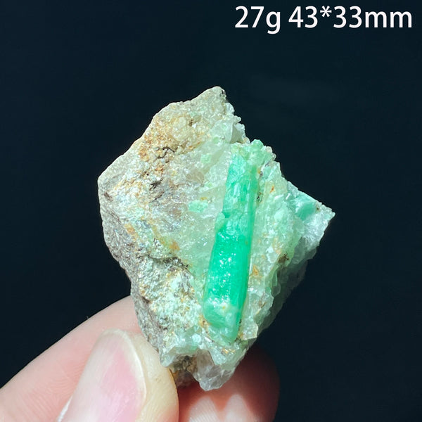 Green Emerald Mineral Crystal-ToShay.org
