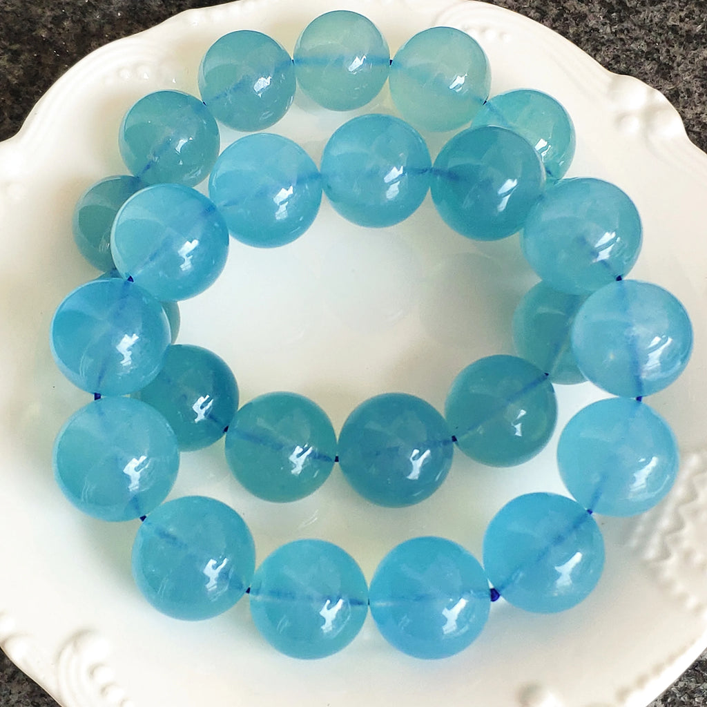 Blue Aquamarine Bracelet-ToShay.org
