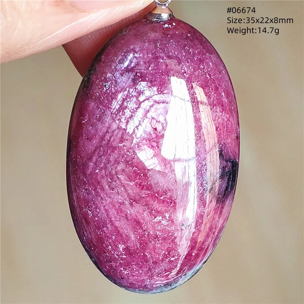 Red Ruby Zoisite Pendant-ToShay.org