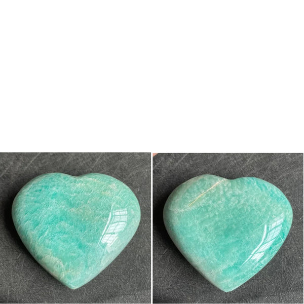 Blue Amazonite Heart-ToShay.org