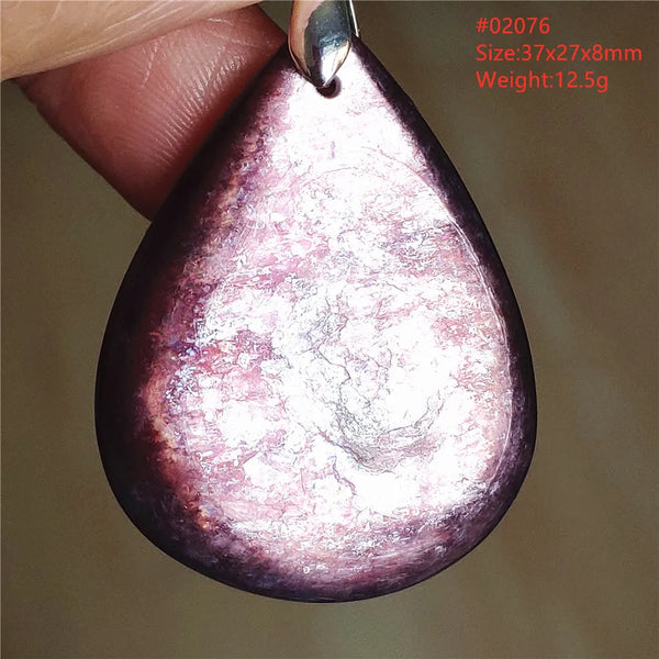 Purple Lepidolite Pendant-ToShay.org
