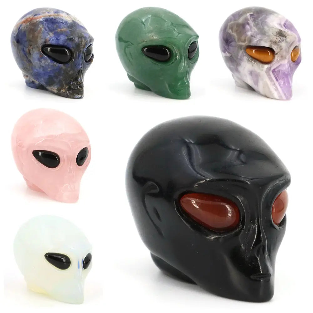 Mixed Crystal Alien Skulls-ToShay.org