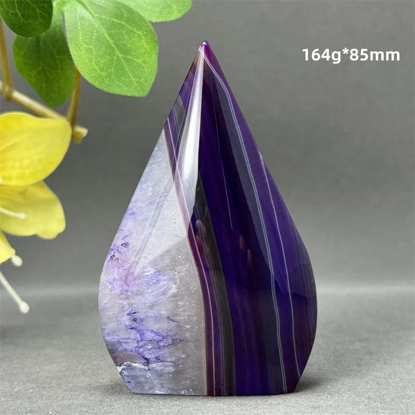 Purple Agate Torch-ToShay.org