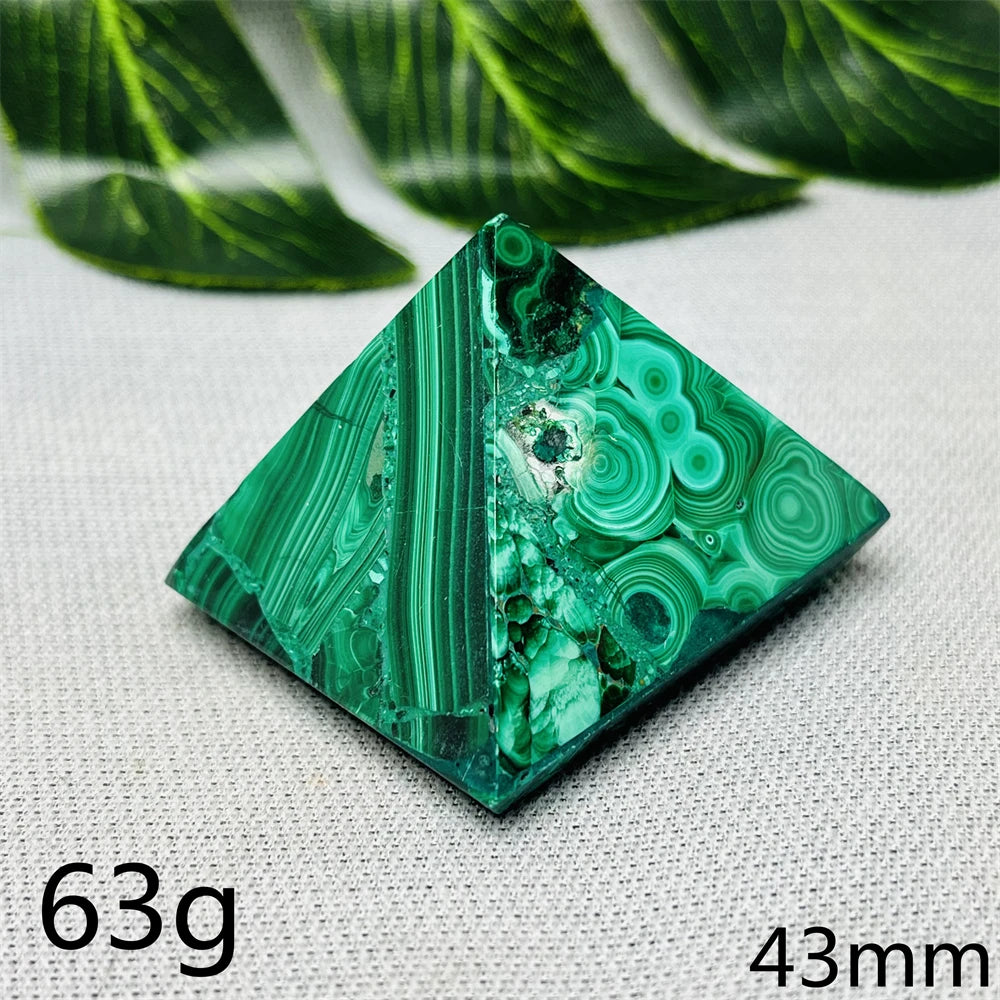 Green Malachite Pyramid-ToShay.org