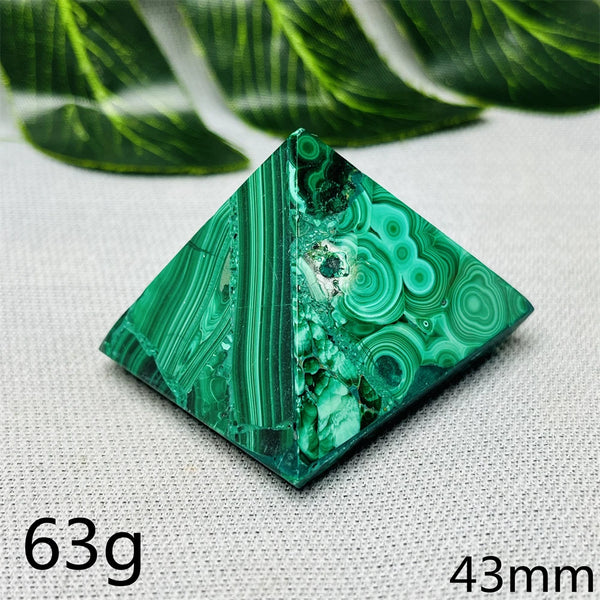Green Malachite Pyramid-ToShay.org