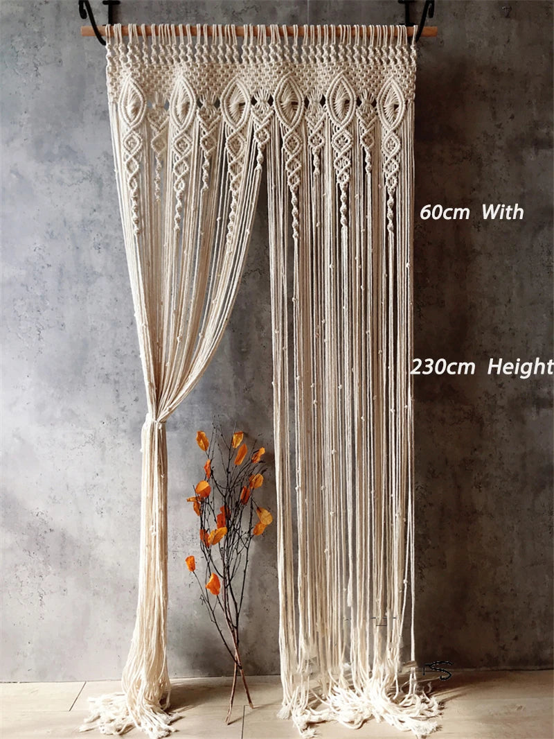 Macrame Door Curtain-ToShay.org