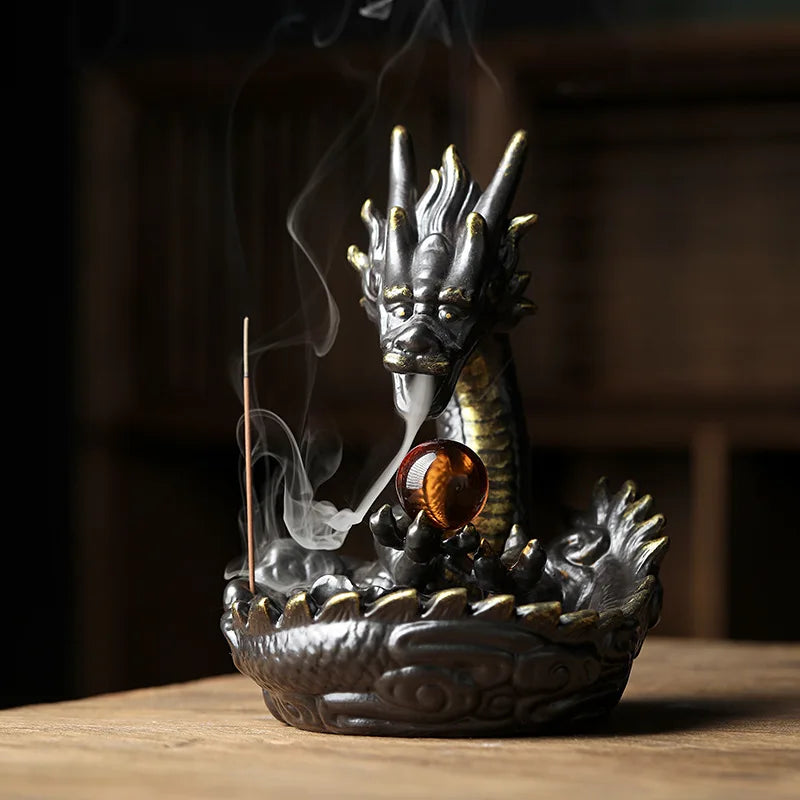 Dragon Backflow Incense Burner-ToShay.org