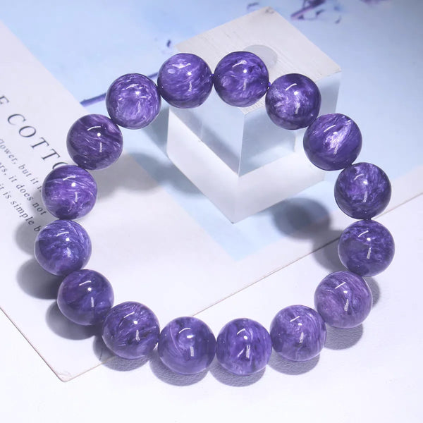 Purple Charoite Bracelet-ToShay.org