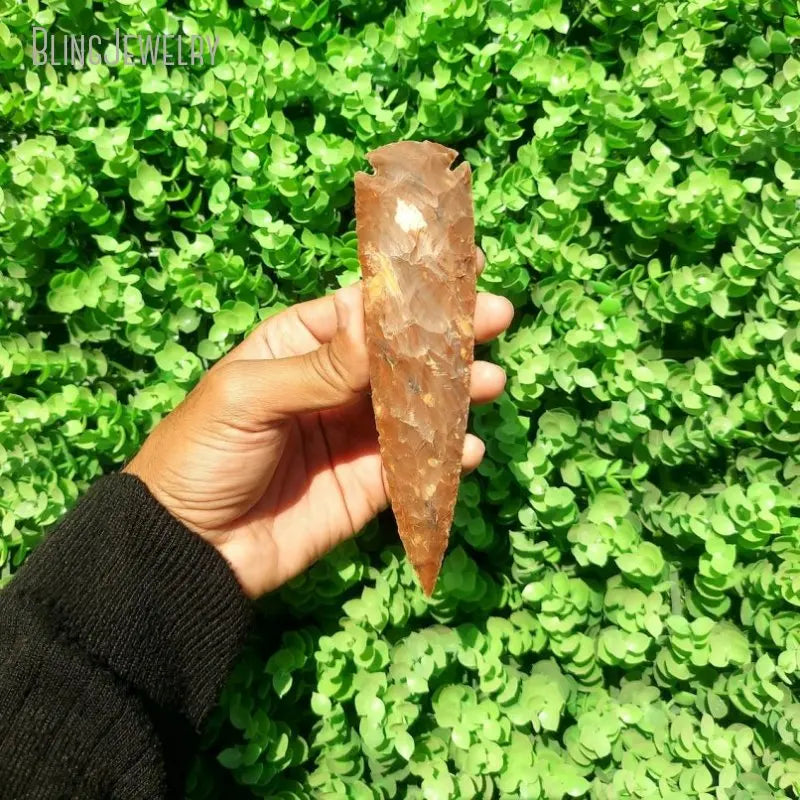 Yellow Agate Spearhead Point-ToShay.org