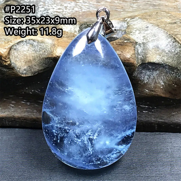 Blue Aquamarine Pendant-ToShay.org