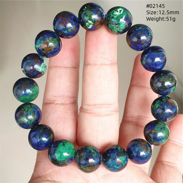 Blue Malachite Azurite Bracelet-ToShay.org