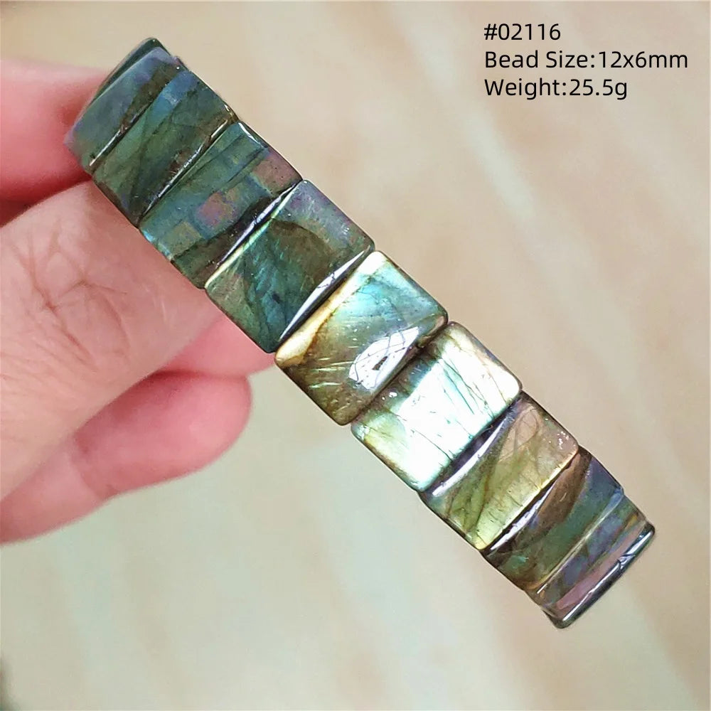 Blue Light Labradorite Bracelet-ToShay.org