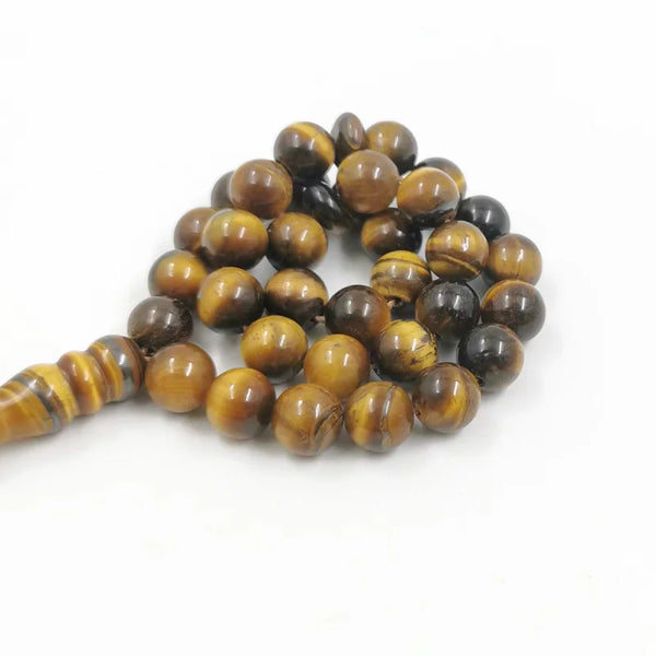 Yellow Tiger Eye Stone Prayer Beads-ToShay.org