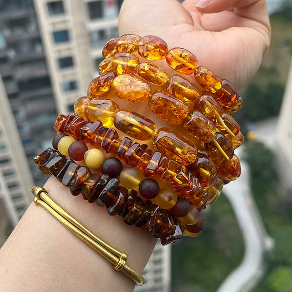 Yellow Amber Bracelets-ToShay.org