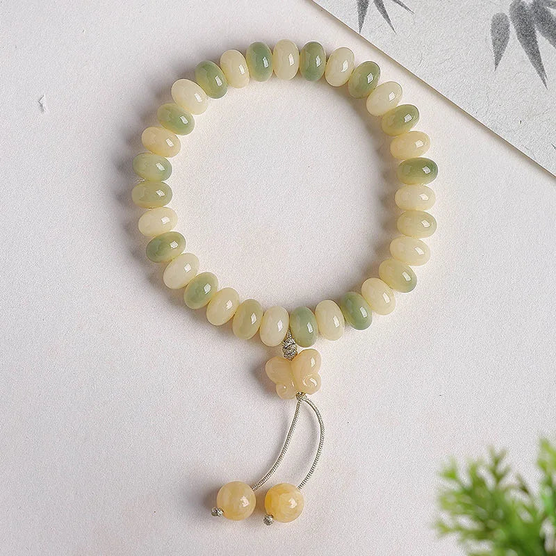 White Bodhi Abacus Beads-ToShay.org
