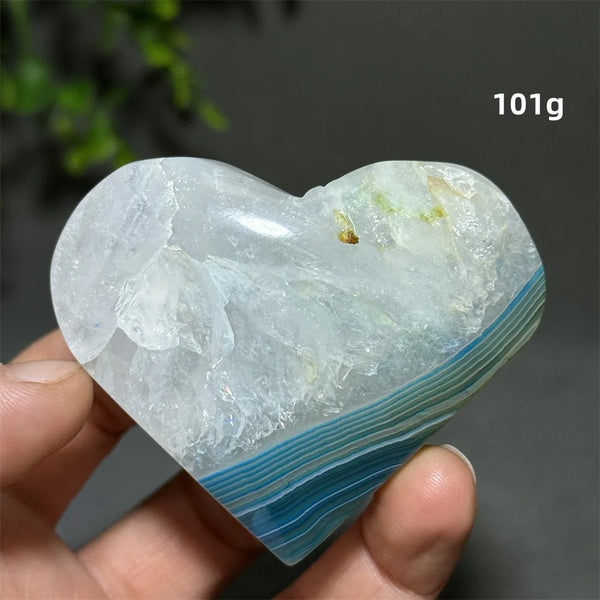 Blue Agate Heart-ToShay.org