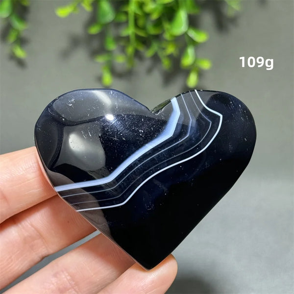 Black Agate Heart-ToShay.org