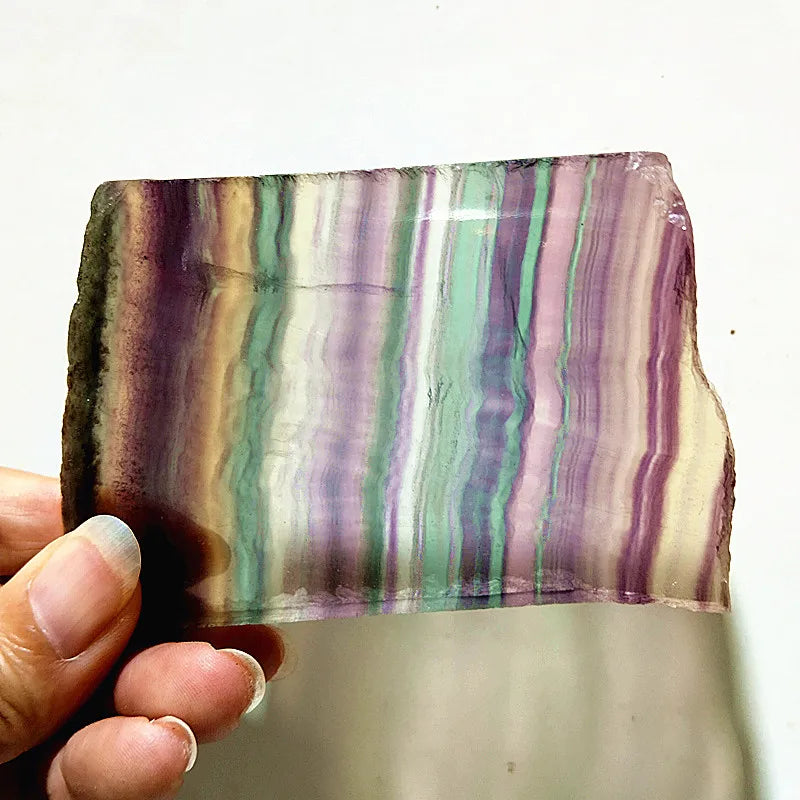 Rainbow Fluorite Slice-ToShay.org
