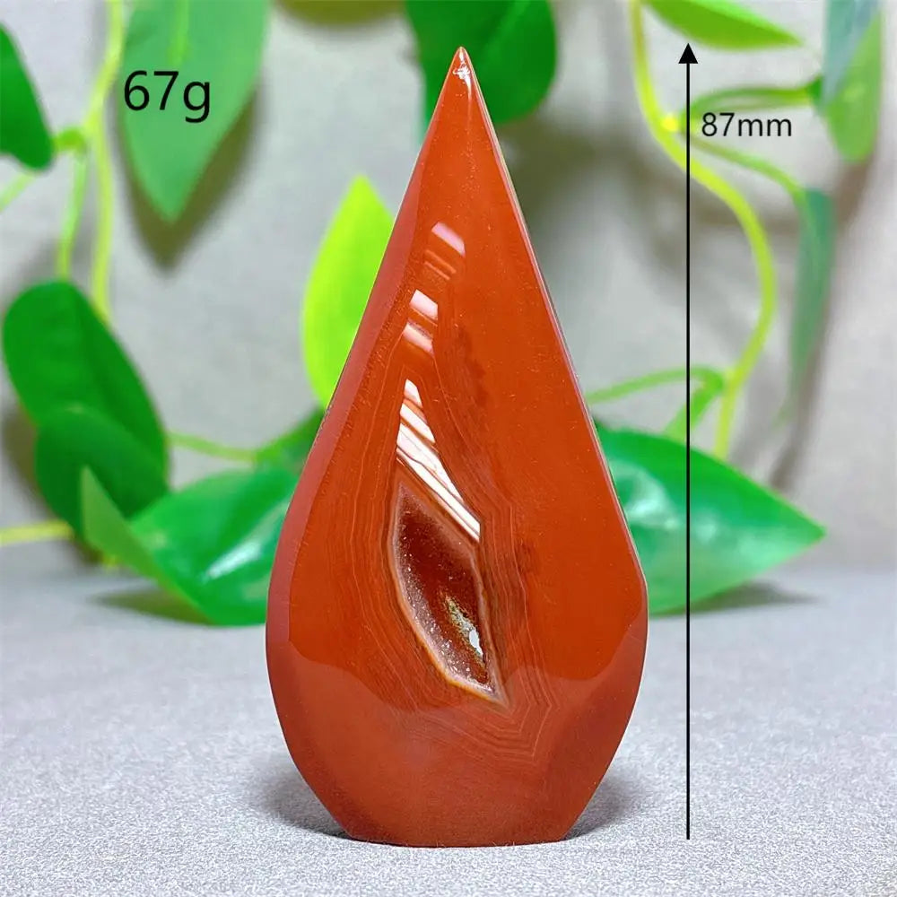 Orange Carnelian Quartz Flame-ToShay.org
