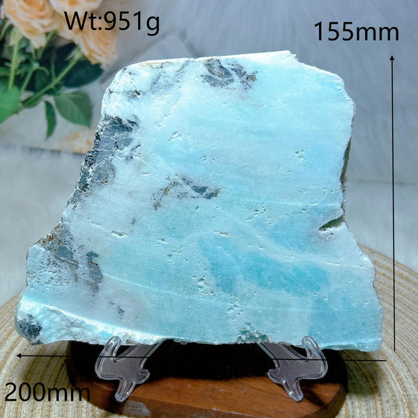 Blue Larimar Raw Stone-ToShay.org
