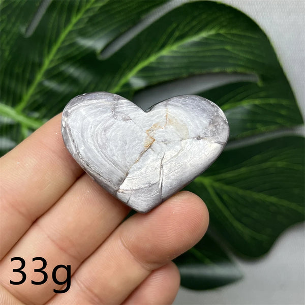 Purple Mica Crystal Heart-ToShay.org