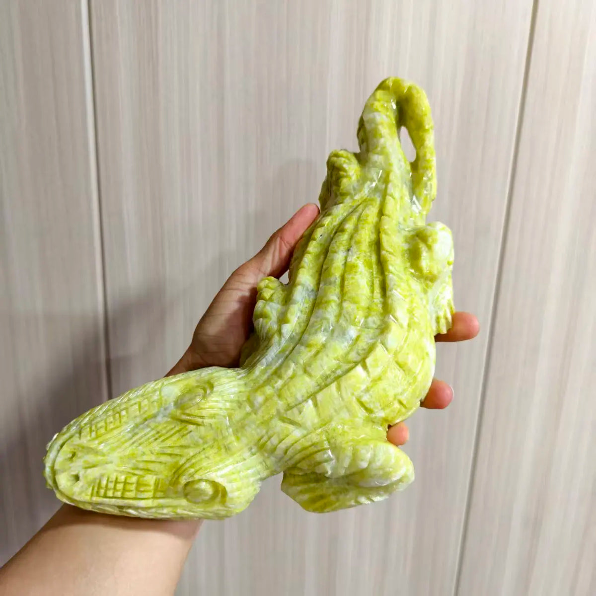 Green Topaz Crocodile-ToShay.org