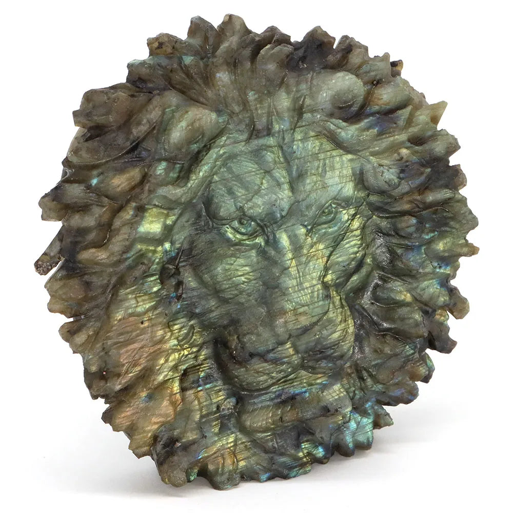 Blue Labradorite Lion Head-ToShay.org
