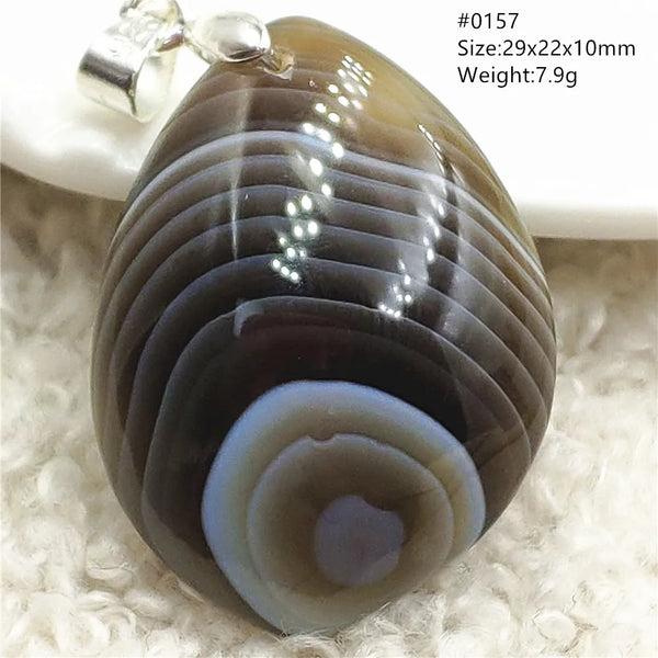 Grey Lace Agate Pendant-ToShay.org