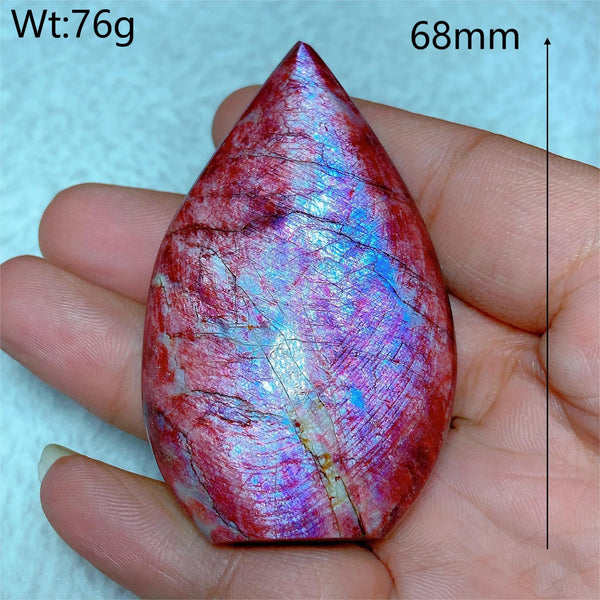Red Purple Fire Quartz Moonstone-ToShay.org