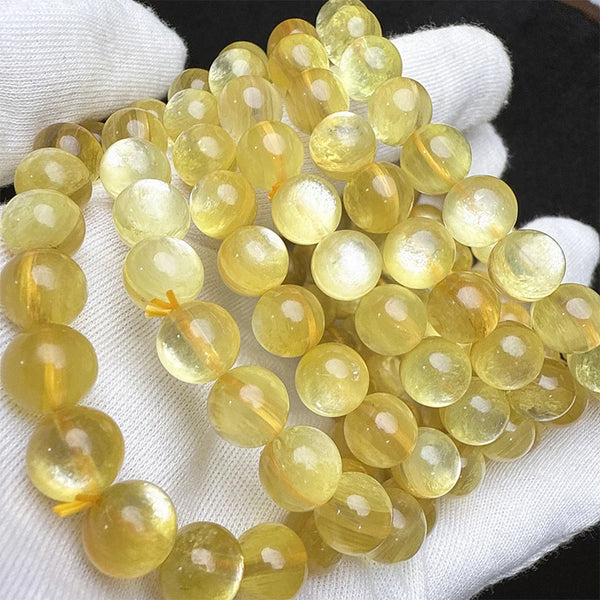 Gold Lepidolite Bracelet-ToShay.org