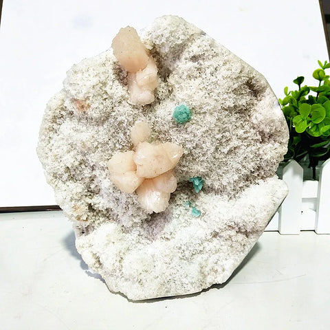 White Apophyllite Zeolite Crystal-ToShay.org