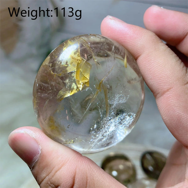 Smokey Quartz Palm Stones-ToShay.org