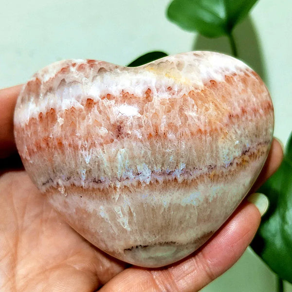 Red Striped Agate Heart-ToShay.org