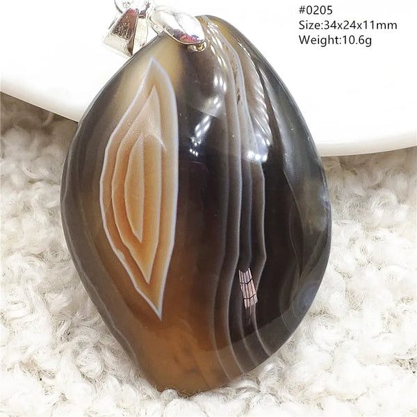 Black Agate Pendant-ToShay.org