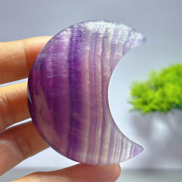 Rainbow Fluorite Moon-ToShay.org