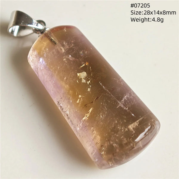 Purple Yellow Ametrine Pendant-ToShay.org