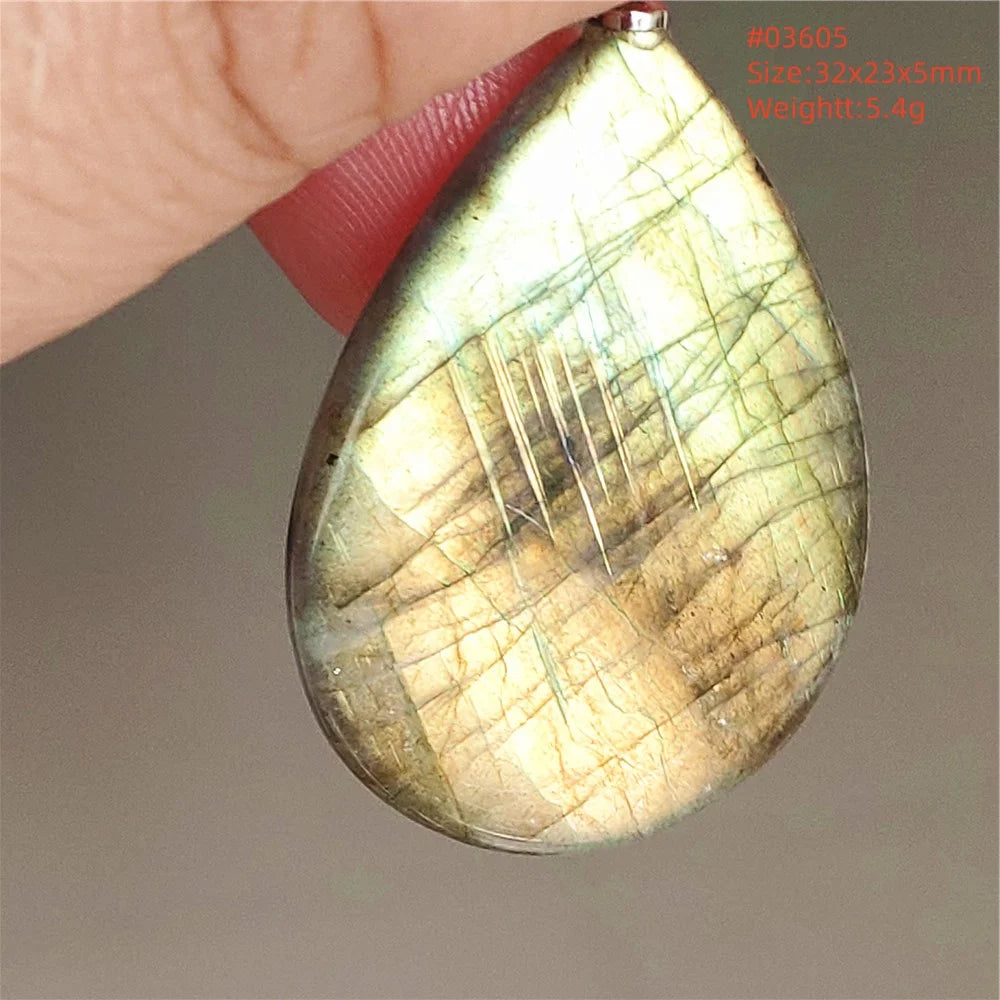 Blue Purple Labradorite Pendant-ToShay.org