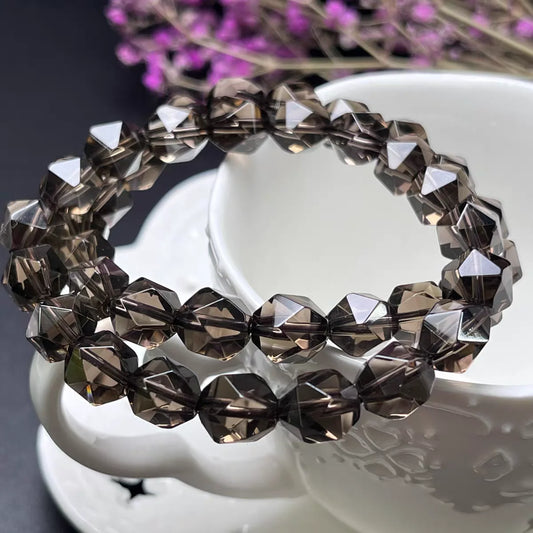 Brown Smoky Quartz Bracelet-ToShay.org