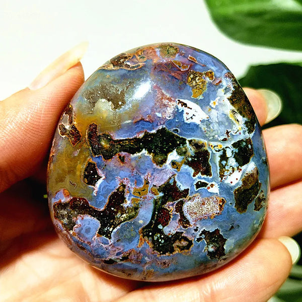 Ocean Jasper Palm Stone-ToShay.org