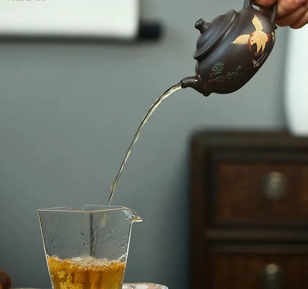 Yixing Clay Painted Teapot-ToShay.org