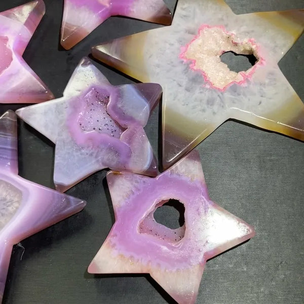Pink Agate Star-ToShay.org