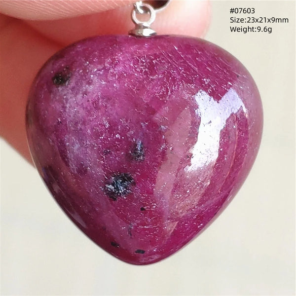 Red Ruby Zoisite Pendant-ToShay.org
