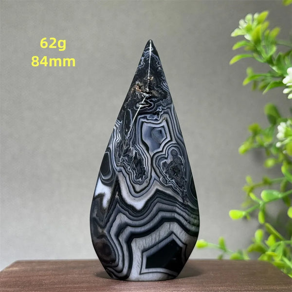 Black Striped Agate Torch-ToShay.org