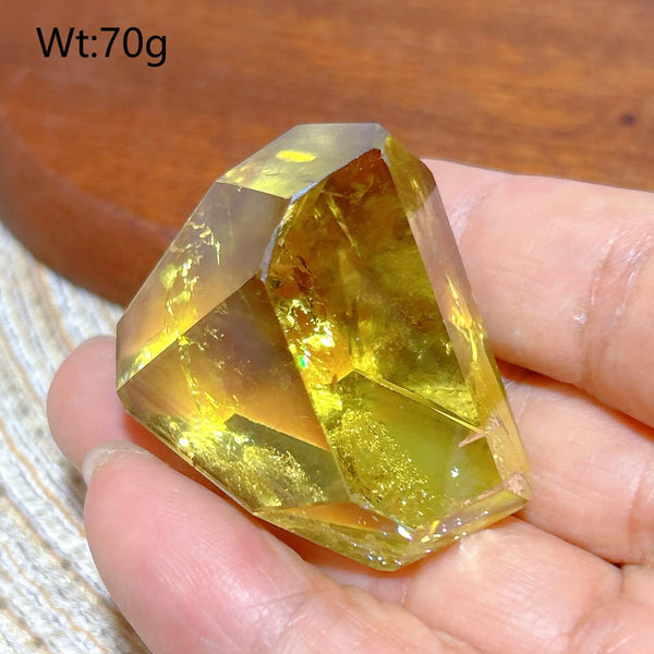 Yellow Smokey Citrine Crystal-ToShay.org